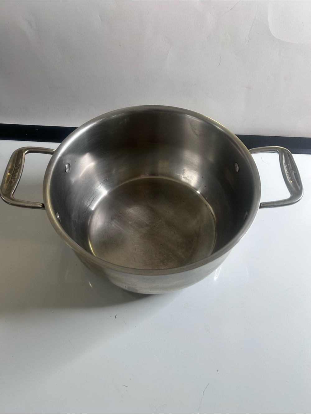 All-Clad Stock Pot Stainless Steel Induction 5.0QT/4.73L A4 743-4320 Only